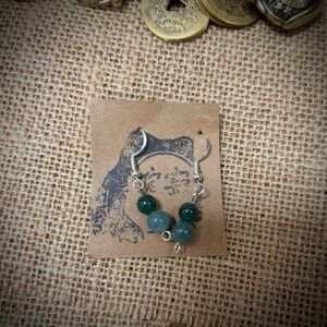 Hand-Made Elegant Jade Beaded Earrings